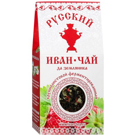 Чай Русский Иван-чай да земляника крупнолистовой 50 г