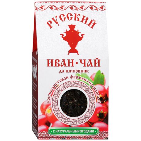 Чай Русский Иван-чай да шиповник крупнолистовой 50 г