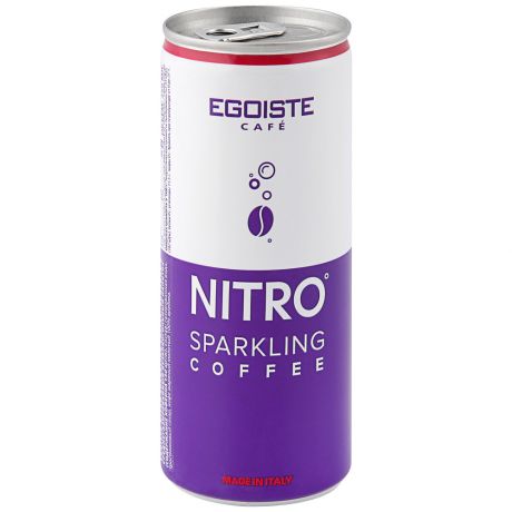 Напиток кофейный Egoiste Nitro среднегазированный 0.25 л