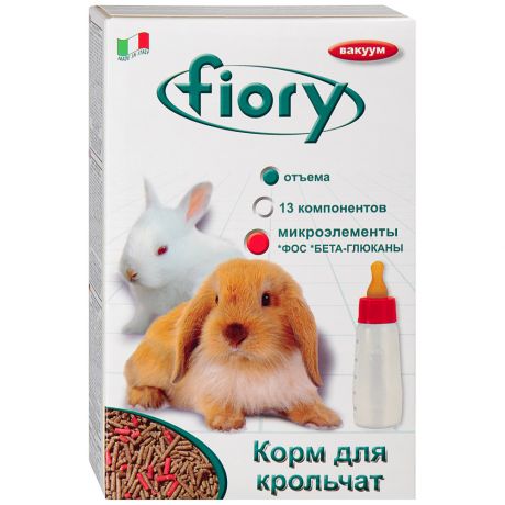 Корм Fiory Puppypellet гранулированный для крольчат 850 г