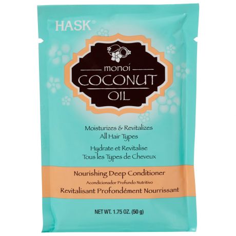 Маска для волос Hask питательная с кокосовым маслом 50 г