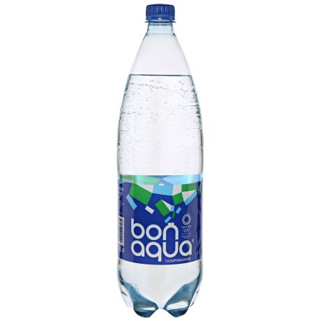 Вода Bonaqua чистая газированная 1.5 л