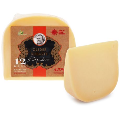 Сыр твердый Depardieu Recommande Oleder Robuste (Оледер Робуст) 12 месяцев 45% 250 г