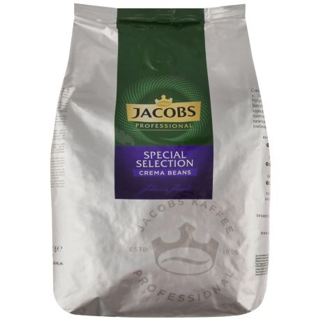Кофе Jacobs Special Selection жареный в зернах 1 кг