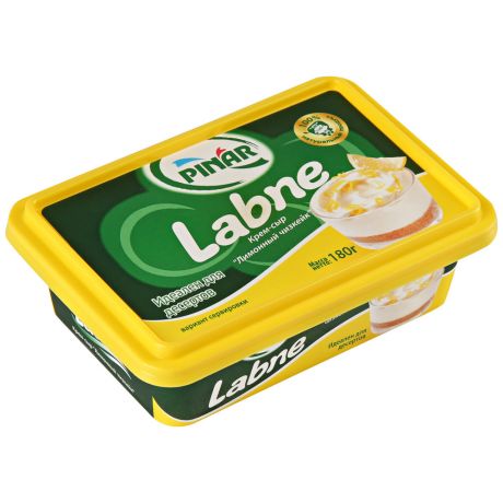 Крем-сыр мягкий Pinar Labne Лимонный чизкейк 45% 180 г
