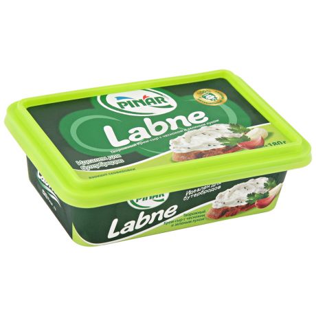 Крем-сыр мягкий Labne с чесноком и зеленым луком 60% 180 г