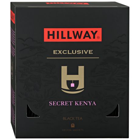 Чай черный Hillway Secret Kenya байховый кенийский 100 пакетиков по 2 г