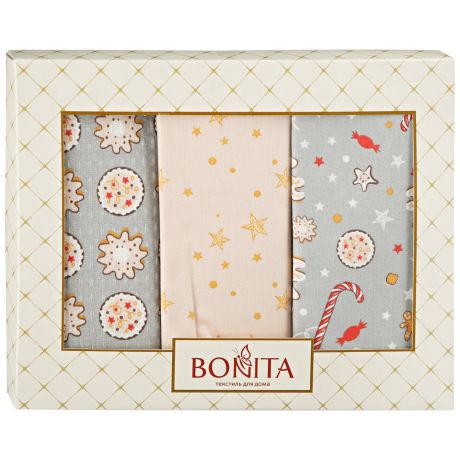 Подарочный набор Bonita Имбирный пряник 3 полотенца 35х61 см