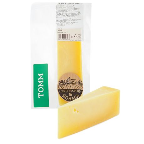 Сыр полутвердый Сыроварни ЙОНАСА Томм 48% 0.1-0.2 кг