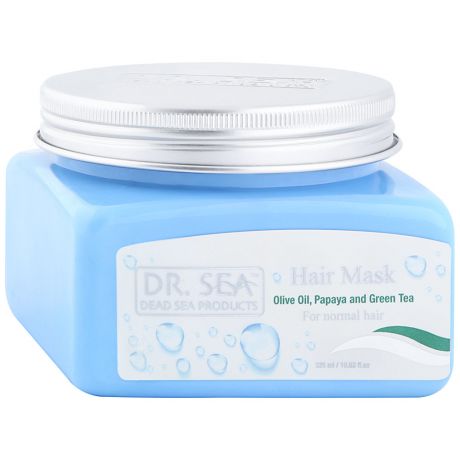 Маска для волос Dr.Sea с маслами оливы папайи и экстрактом зеленого чая 325 мл