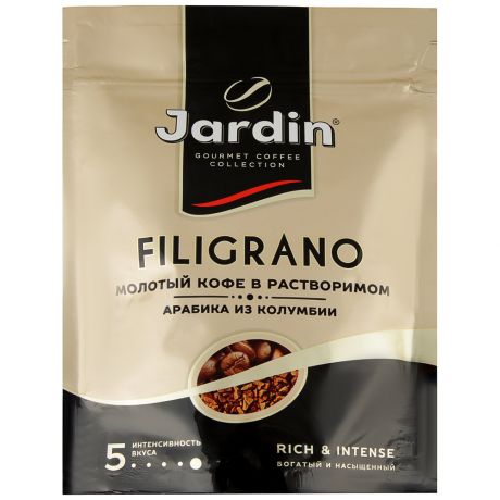 Кофе Jardin Филиграно растворимый сублимированный с молотым 75 г