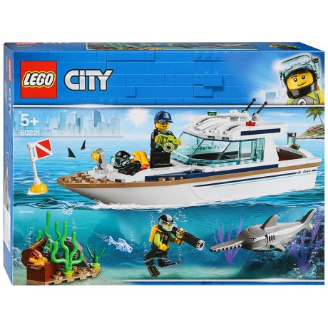 Конструктор Lego City Great Vehicles Яхта для дайвинга