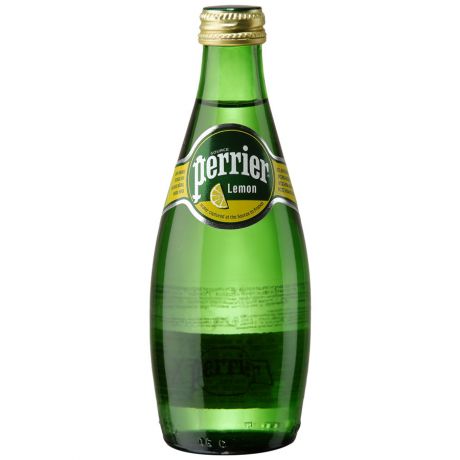 Вода минеральная Perrier сильногазированная со вкусом лимона 0.33 л