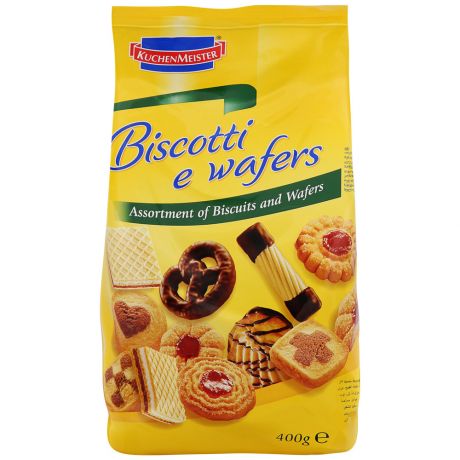 Ассорти Kuchenmeister Pastry and Wafer Mix из печенья и вафель 0,4кг