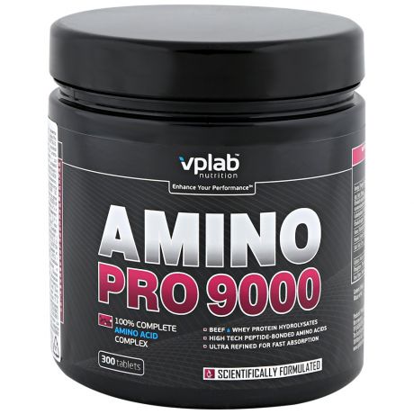 Комплекс VpLab Amino Pro 9000 протеиновый 300 таблеток