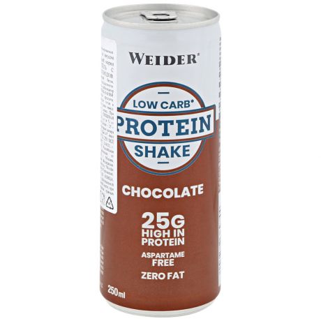 Коктейль Weider Low Carb Protein Shake Chocolate протеиновый 250 мл
