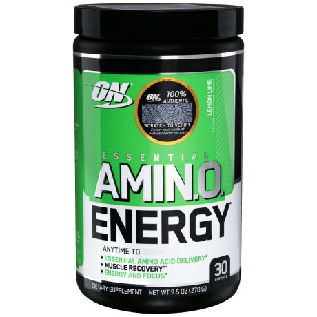 Комплекс аминокислотный Optimum Nutrition Amino Energy лимон-лайм 270 г