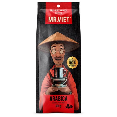 Кофе Mr.Viet Арабика натуральный жареный в зернах 500 г