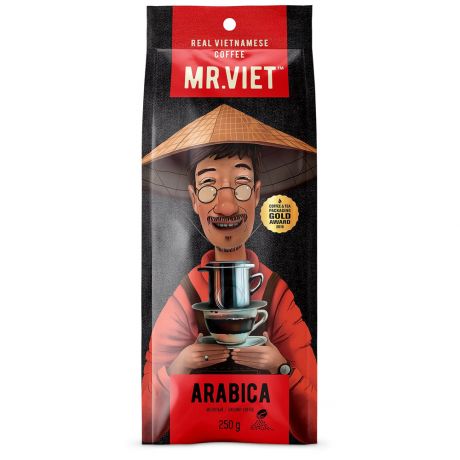 Кофе Mr.Viet Арабика натуральный жареный молотый 250 г
