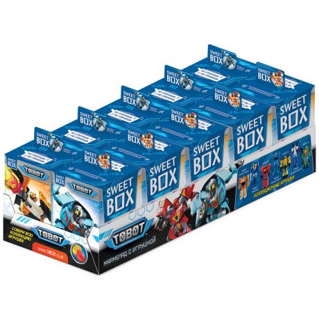 Мармелад с игрушкой Sweet Box Tobot 10 г 10 штук