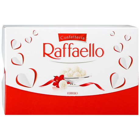 Конфеты Raffaello с цельным миндальным орехом в кокосовой обсыпке 90 г