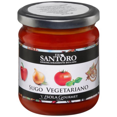 Соус Santoro вегетарианский с перцем 180 г