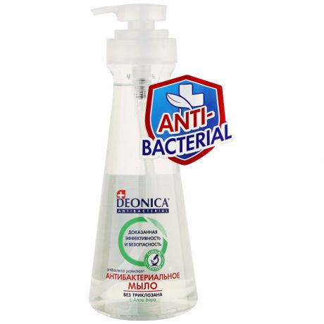 Мыло жидкое для рук Deonica Уход и защита с антибактериальным эффектом 500 мл