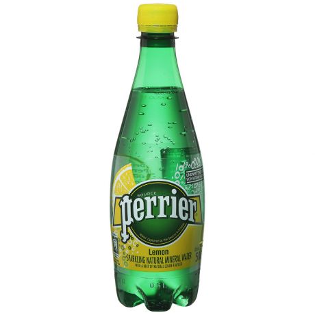 Вода минеральная Perrier питьевая со вкусом лимона 0.5 л