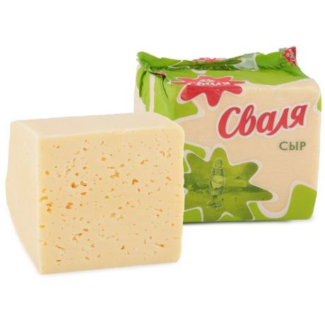 Сыр полутвердый Сваля Тильзитер 45% 0.85-1.1 кг