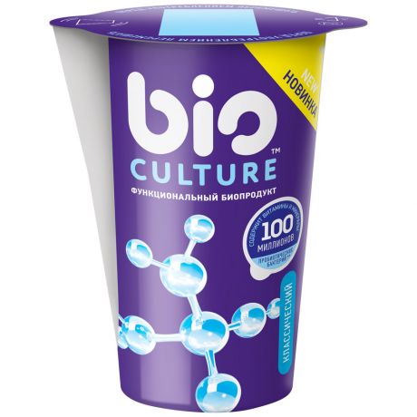 Биопродукт кисломолочный Молочная культура Bio Culture Классический 1.3% 100 г