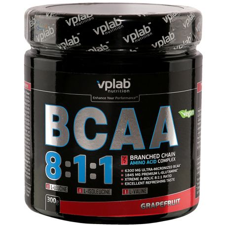 Аминокислоты VpLab BCAA 8:1:1 грейпфрут 300 г