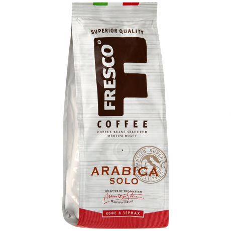 Кофе Fresco Arabica Solo в зернах 200г
