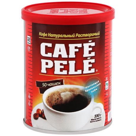 Кофе Pele растворимый порошкообразный 100 г