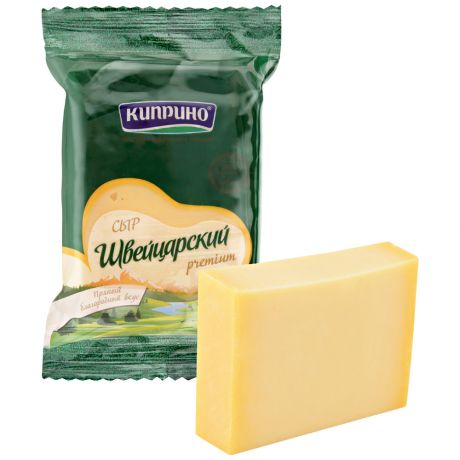 Сыр твердый Киприно Швейцарский 50% 250 г