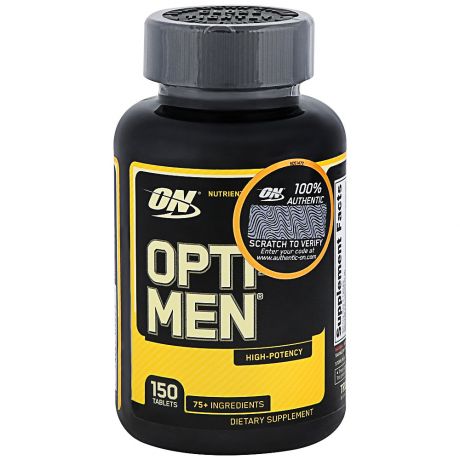 Витамины Optimum Nutrition Opti-Men для мужчин 150 таб