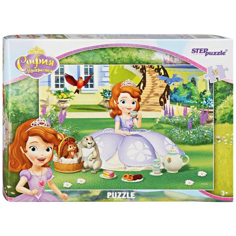 Пазл Принцесса София STEPpuzzle Disney 33х23 см (35 деталей)