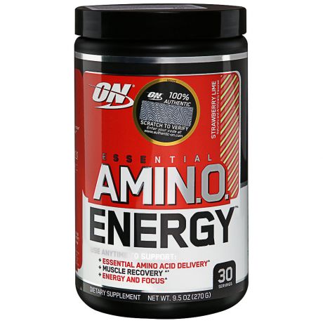 Комплекс аминокислотный Optimum Nutrition Amino Energy клубника-лайм 270 г