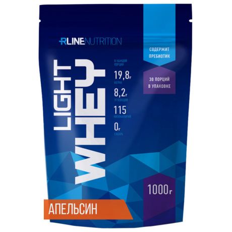 Коктейль RLine Light Whey протеиновый со вкусом апельсина 1 кг