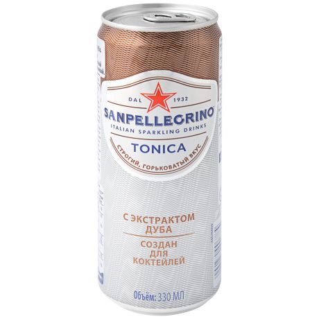 Напиток газированный Sanpellegrino Тоник с экстрактом дуба 0.33 л