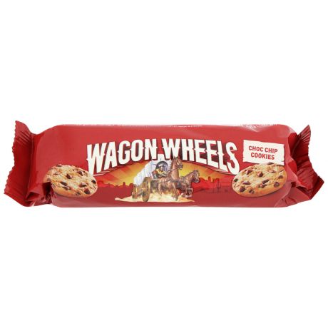 Печенье Wagon Wheels с кусочками шоколада 136 г