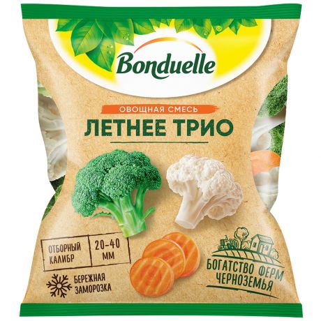 Овощная смесь Bonduelle Летнее Трио замороженная 400 г