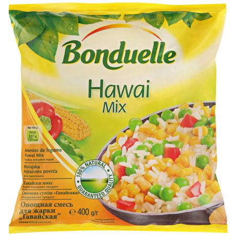Овощная смесь Bonduelle Гавайская для жарки свежезамороженная 400 г
