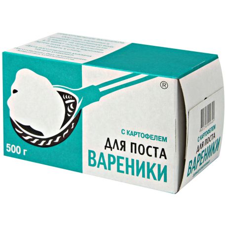 Вареники Останкино с картофелем замороженные 500 г