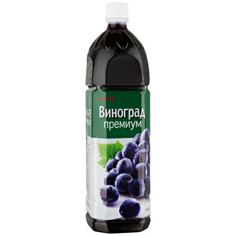 Нектар Lotte фруктовый Виноградный осветленный Grape Nectar 0.15 л