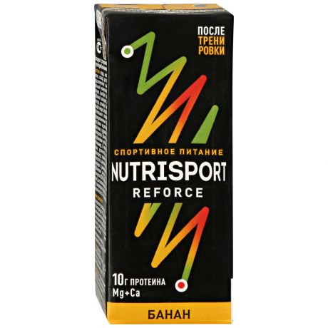 Напиток NutriSport Reforce со вкусом банана с 6 лет 200 мл