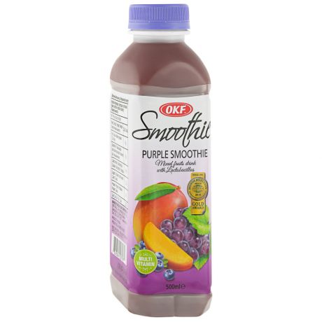 Смузи OKF Purple Smoothie напиток негазированный мультивитаминный 0.5 л