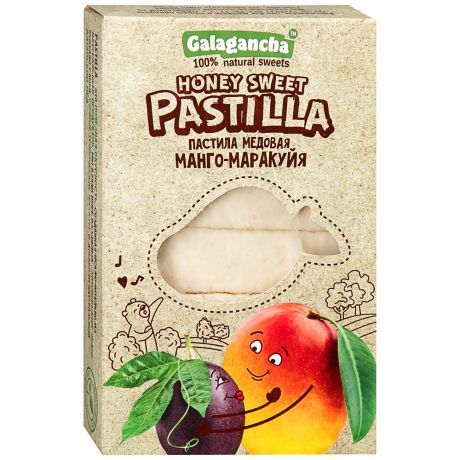 Пастила медовая Galagancha Pastilla манго и маракуйя 95 г