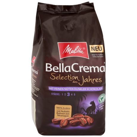 Кофе Melitta Bella Crema Коллекция Года натуральный жареный в зернах 1 кг