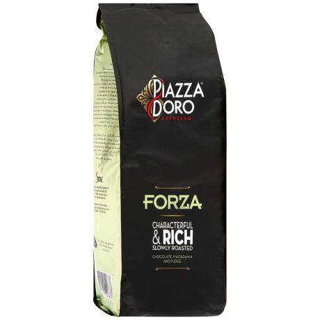 Кофе Jacobs Piazza Doro Forza жареный в зернах 1 кг