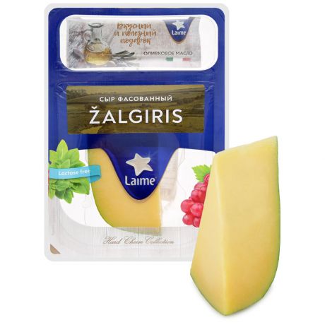 Сыр твердый Laime Жальгирис 50% 175 г